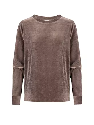 MEY | Loungewear Sweater VELVET DREAM | hellbraun